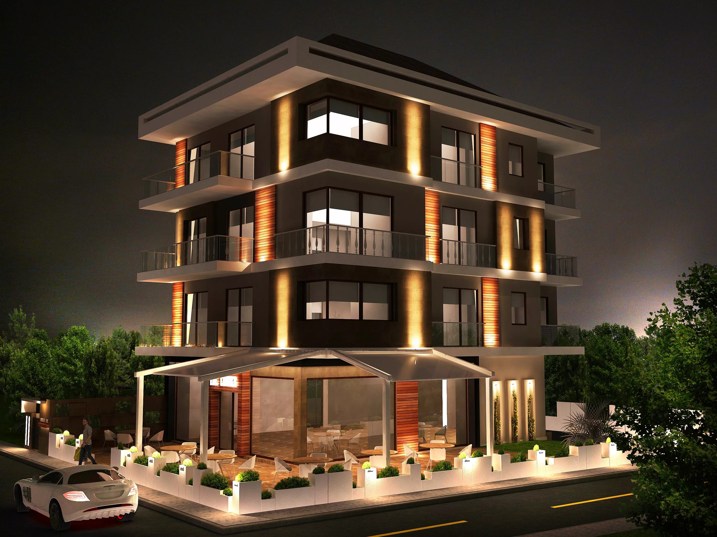 Apartman. Site 3. Site 3. Site 3. малоэтажные дома архитектура и дизайн.