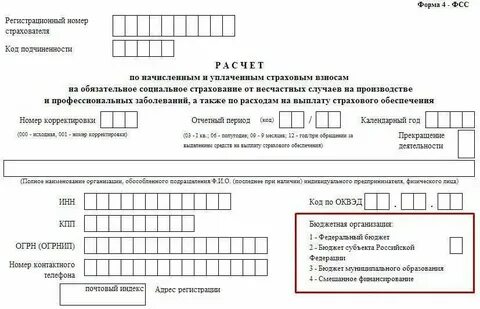 Заключение фонда социального страхования