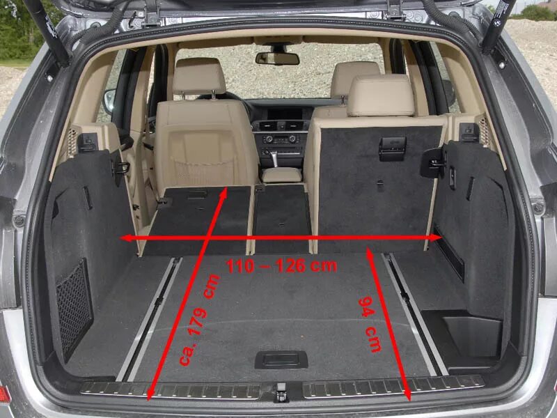 Багажник икс 5. BMW x3 габариты багажника. BMW x3 f25 габариты багажника. Габариты багажника BMW x3 2003. Ширина багажника БМВ х3 f25.