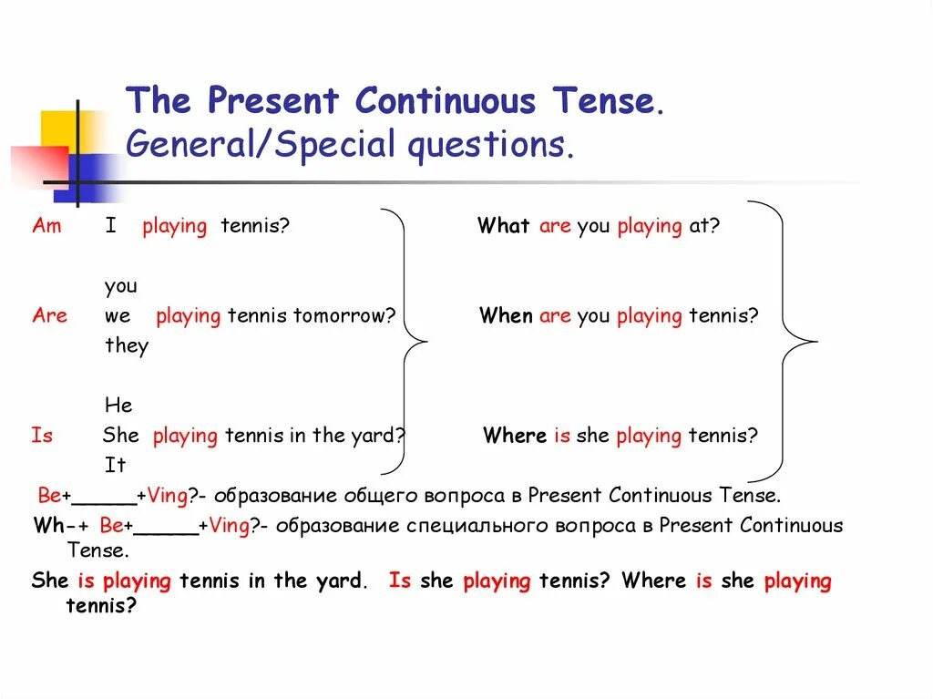 Present continuous questions and answers. Present Continuous General questions. Present Continuous Tense. Пять предложений в present Continuous. Continuous Tenses.