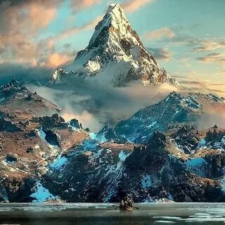 Below the mountain