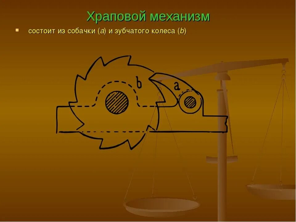 Где применяется храповой