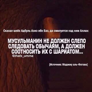 Шейх сказал