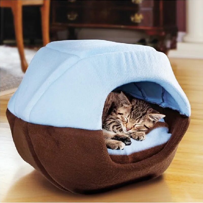 Теплый домик для кошки. Лежанка pet house pet bed. лежанка для кошки. домик с лежанкой для кошек. лежанка домик для кота.