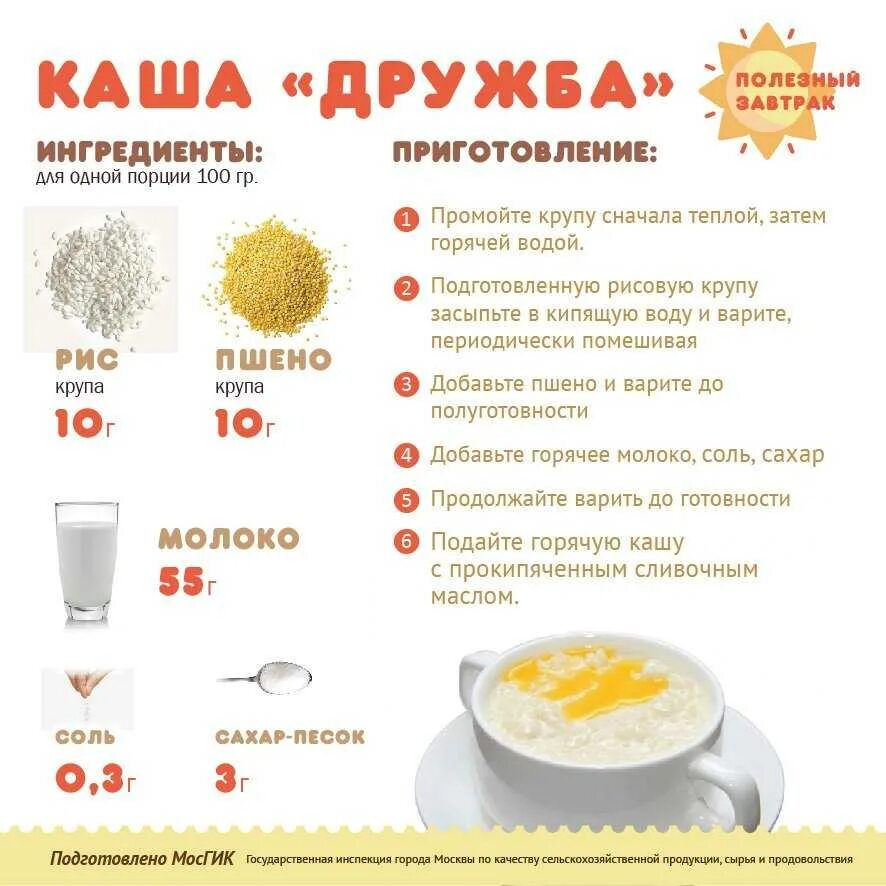 Каша рисовая на молоке рецепт пропорции стаканами. Каша дружба из пшена и риса на молоке. каша дружба на молоке пропорции. рецептура варки каш.
