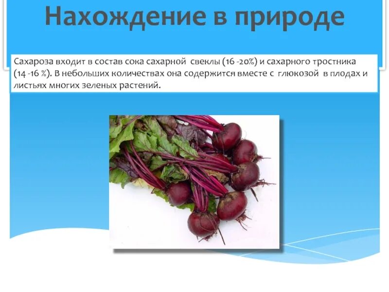 Для чего применяется сахароза