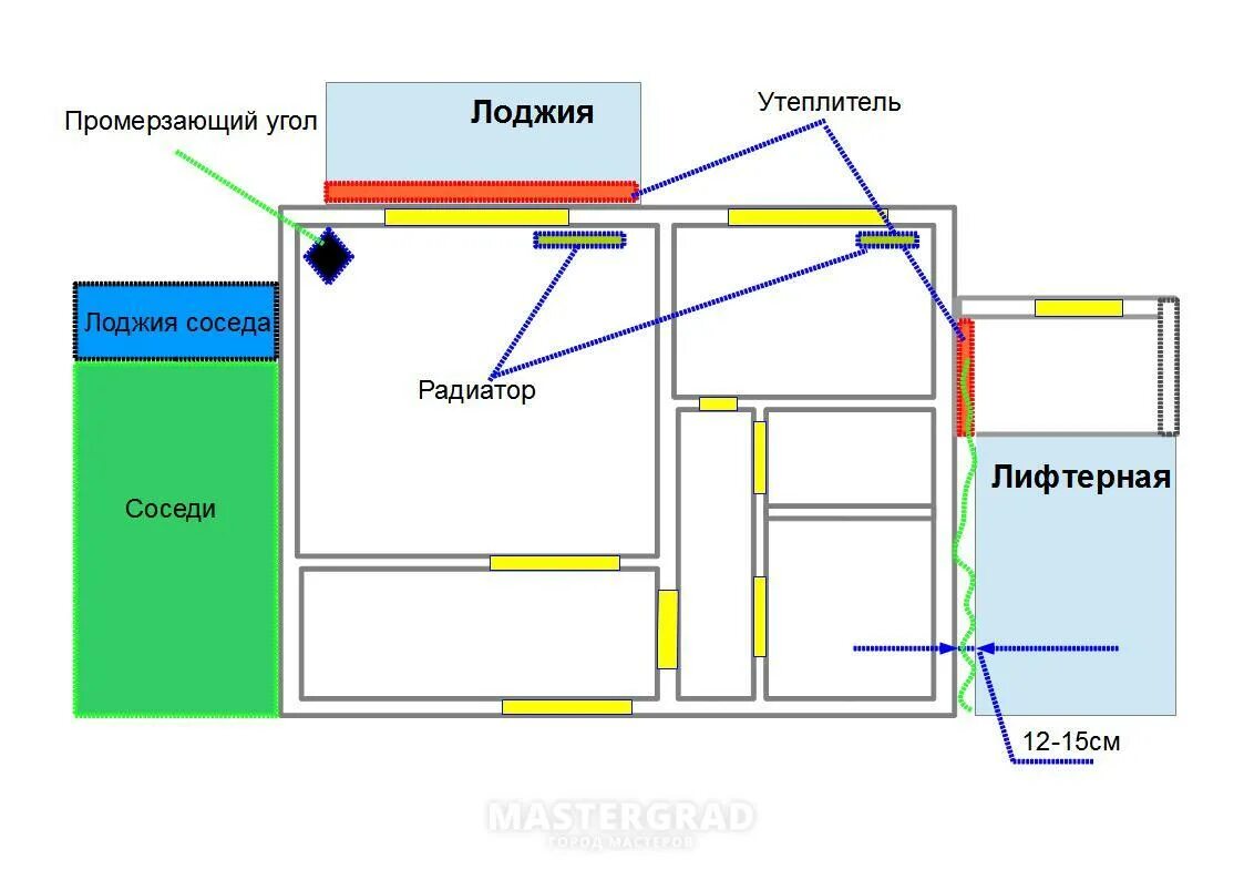 Почему холодно в панельном доме. Промерзание швов в панельных домах. промерзание углов. промерзание углов в доме. промерзает угол в панельном доме.