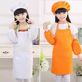 Детские фартуки колпаки