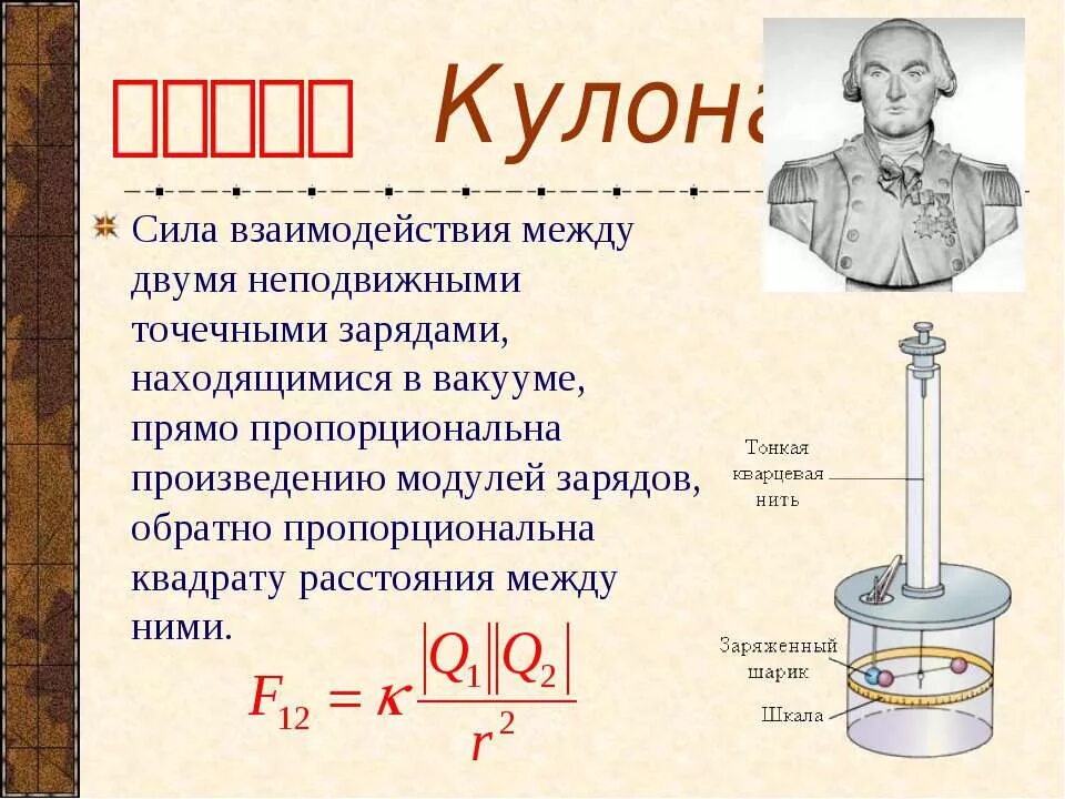 Взаимодействие зарядов физика 10 класс. Сила взаимодействия точечных электрических зарядов по закону кулона.. Закон кулона физика 10 класс формулы. Закон кулона для взаимодействующих зарядов определяется по формуле. Сила кулоновского взаимодействия формула.