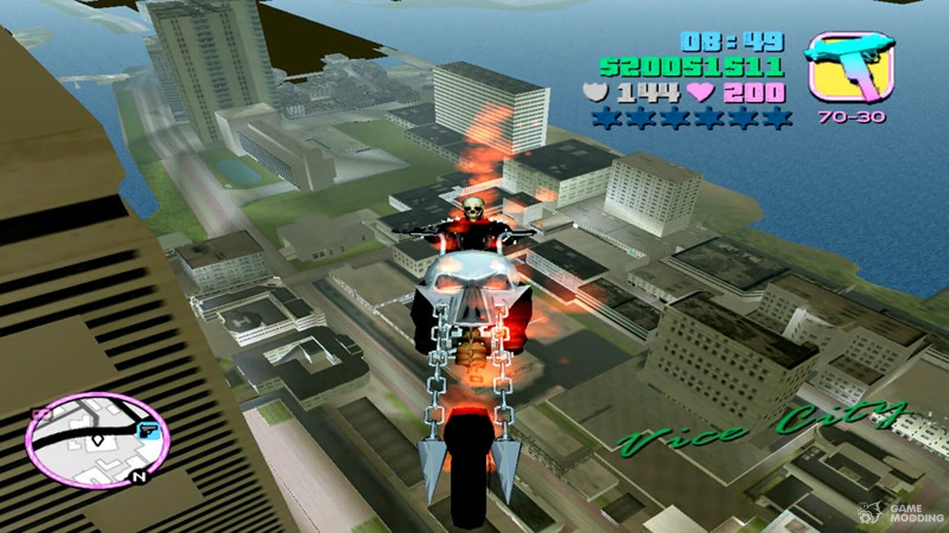Мод city mod. Gta vice city джетпак. гонщик вайс сити. гта вайс сити город призрак. гта вай сити призрачный гонщик.