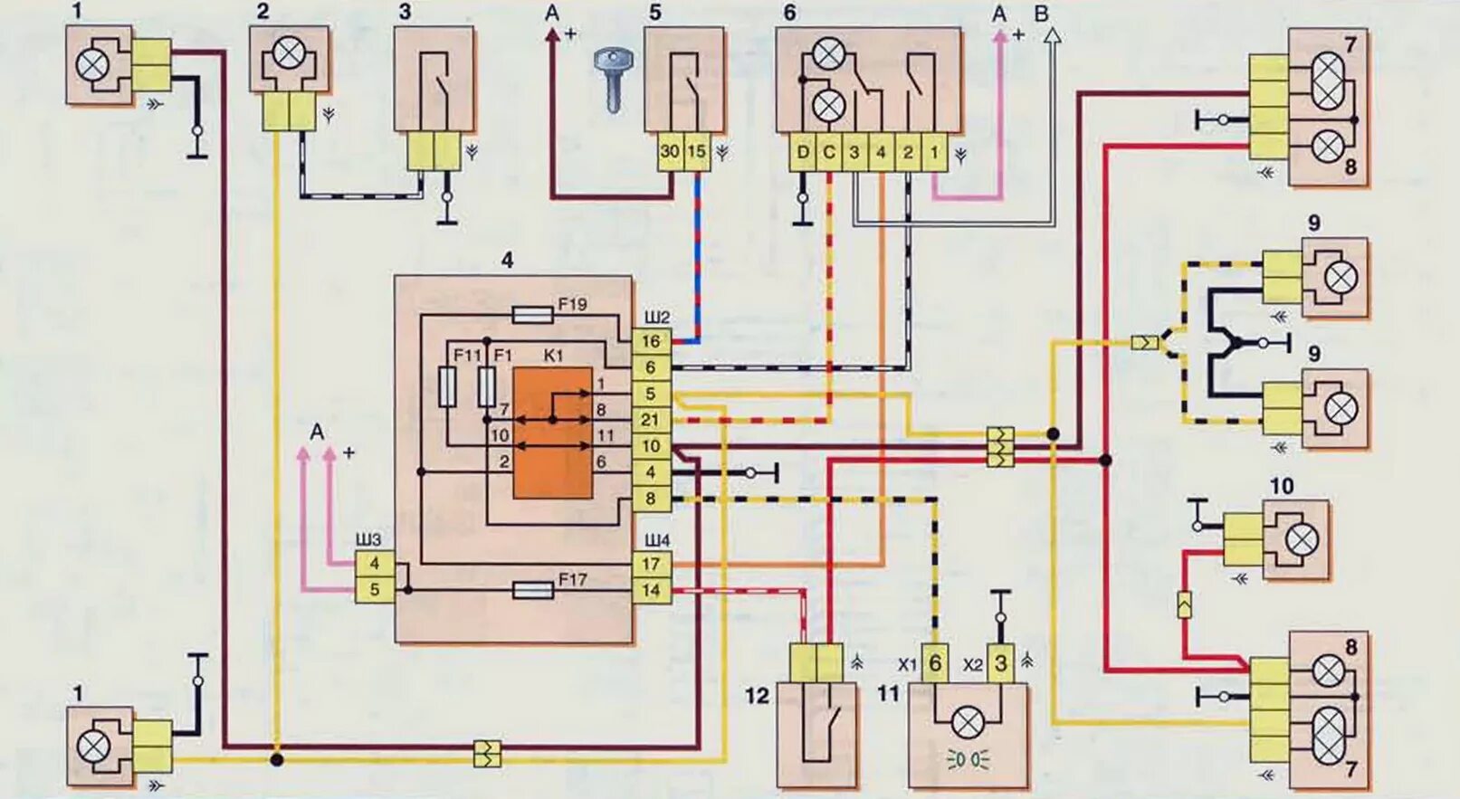 Ближний свет 2123. Схема электропроводки ВАЗ 2123 Шевроле Нива. Схема включения аварийной сигнализации ВАЗ 2123. Схема включения освещения Нива Шевроле. ВАЗ 2123 Нива Шевроле схема аварийной сигнализации.