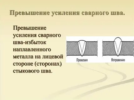 Усиление стыкового шва
