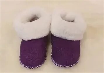 Детские чуни из овчины
