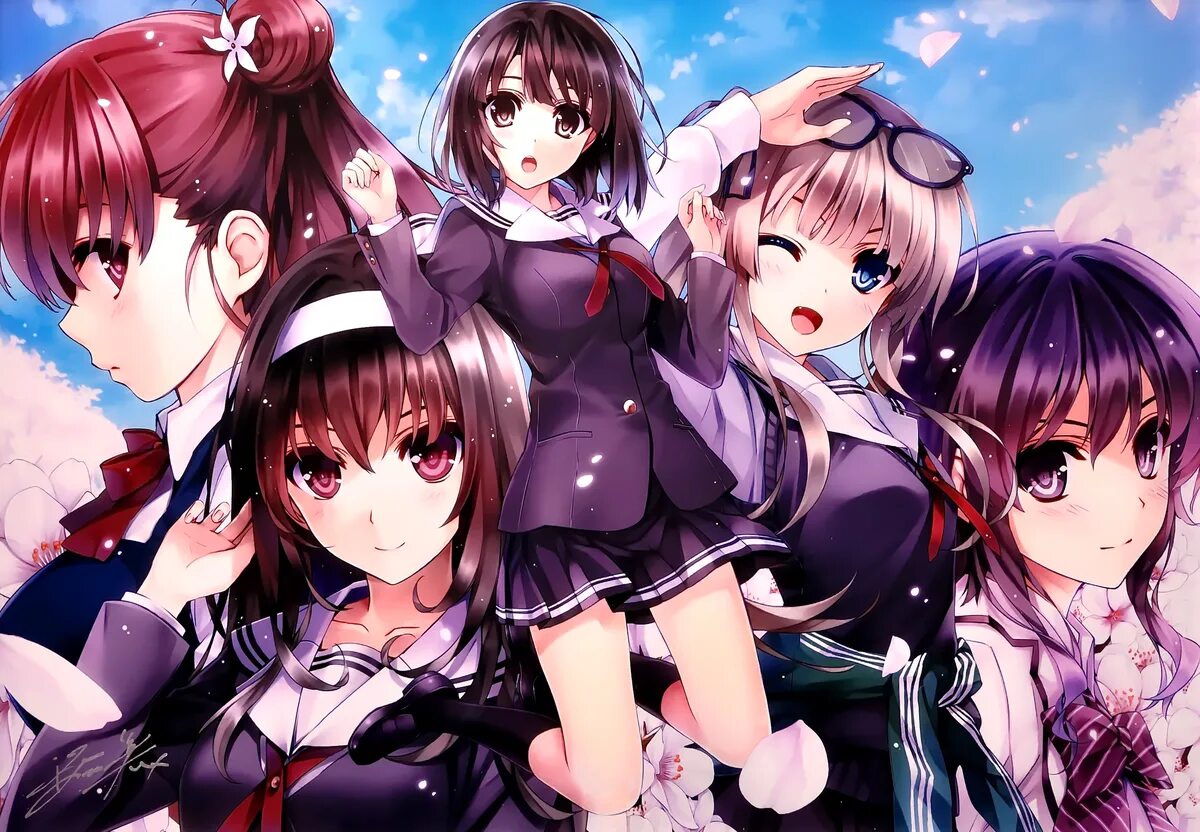 A lot of girls here are. Аниме Saenai Heroine no Sodatekata. Misaki kurehito. Аниме Saenai Heroine no Sodatekata 1. Мисаки Курехито аниме.