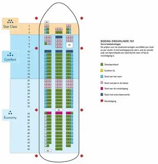 Dreamliner схема салона