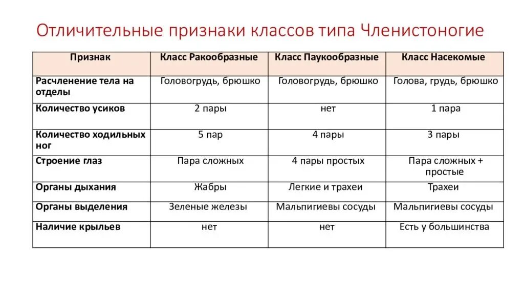 Особенности и строение чле. Общая характеристика паукообразных 7 класс биология таблица. Таблица по биологии 7 класс класс ракообразные общая характеристика. Характеристика основных классов членистоногих.