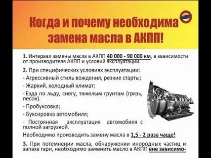 Когда менять под