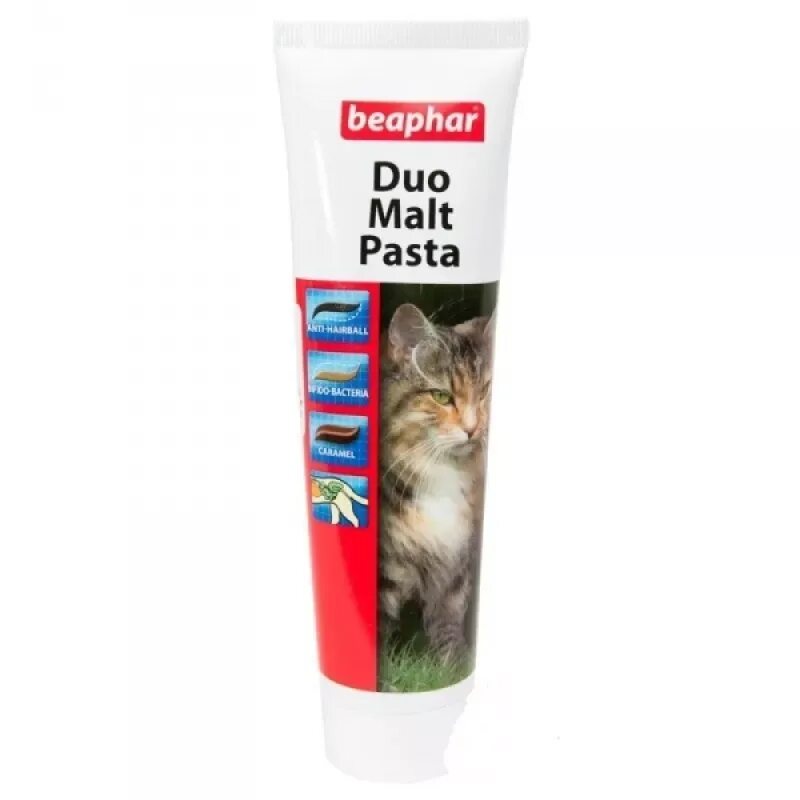 Duo Malt paste Beaphar для кошек 100. Беафар 12958 Duo Malt pasta паста для вывода шерсти из желудка 100г. Паста (Beaphar) Duo Malt paste для очистки кишечника 100гр, для кошек. Мальт паста Беафар для кошек. Мальт паста для кошек купить