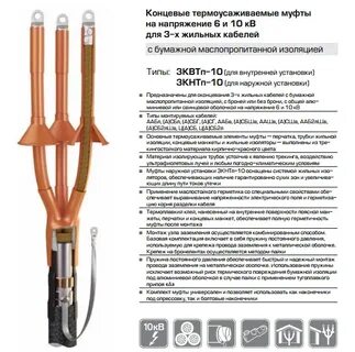 Муфты концевые наружные