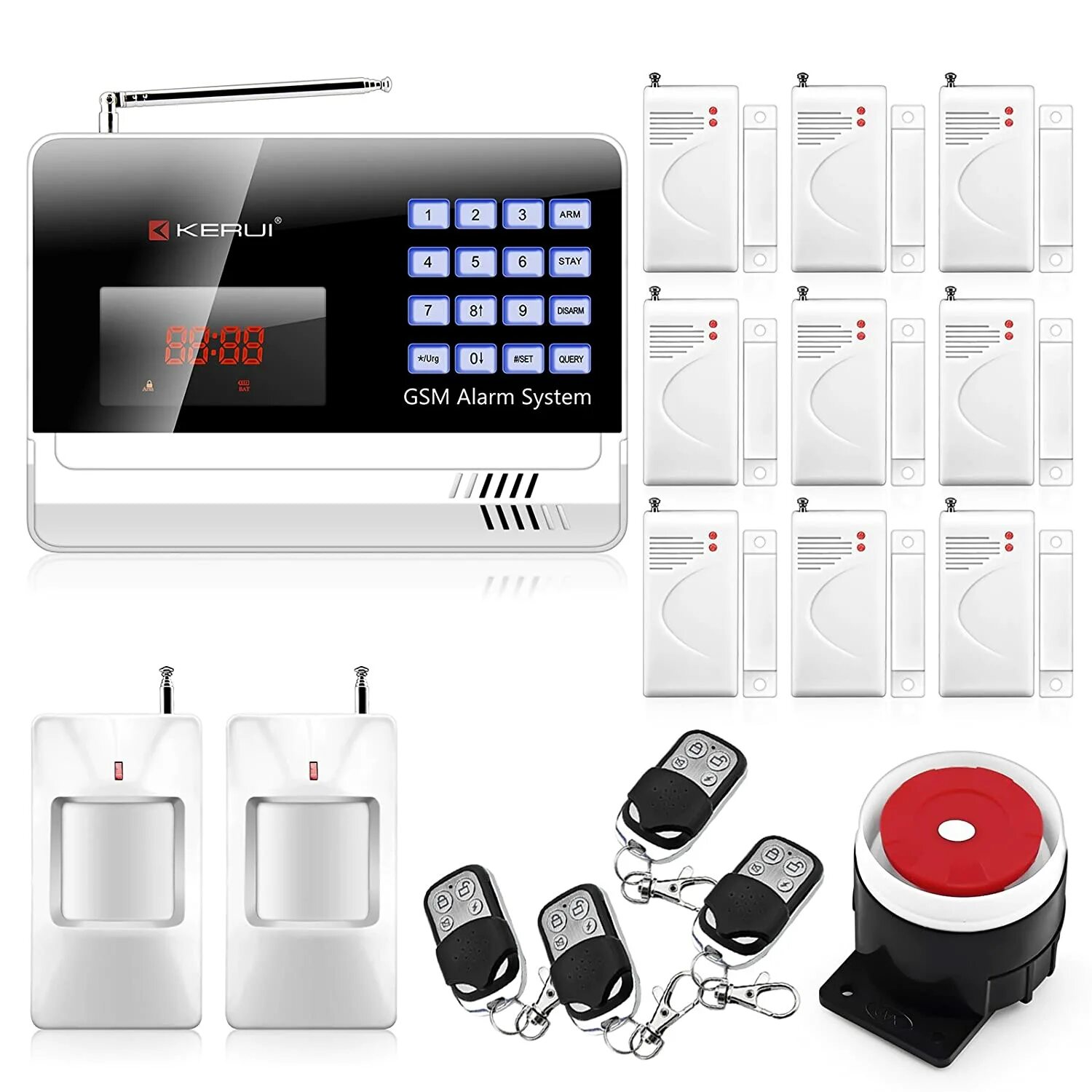 Gsm alarm. ESVI GSM сигнализация ESS-pir1. KERUI GSM охранная сигнализация. Сигнализация Security Alarm System. Охранная сигнализация Security g50r.