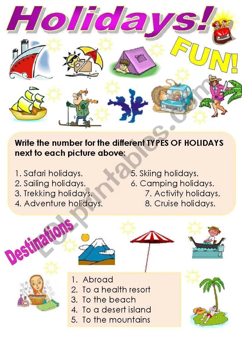 Holiday Holidays. Types of Holidays Worksheets. Holiday Holidays разница. Holidays Holiday задание.