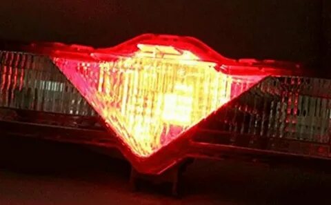 Flashing red