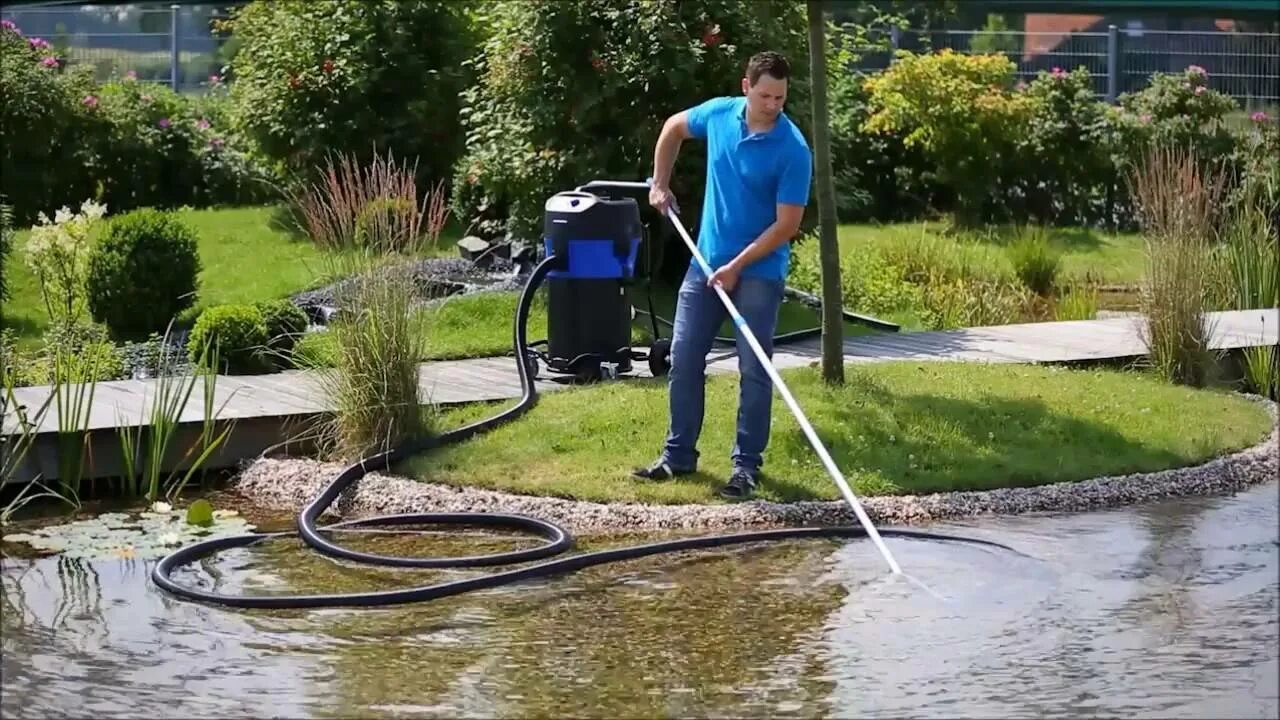 Как очистить пруд