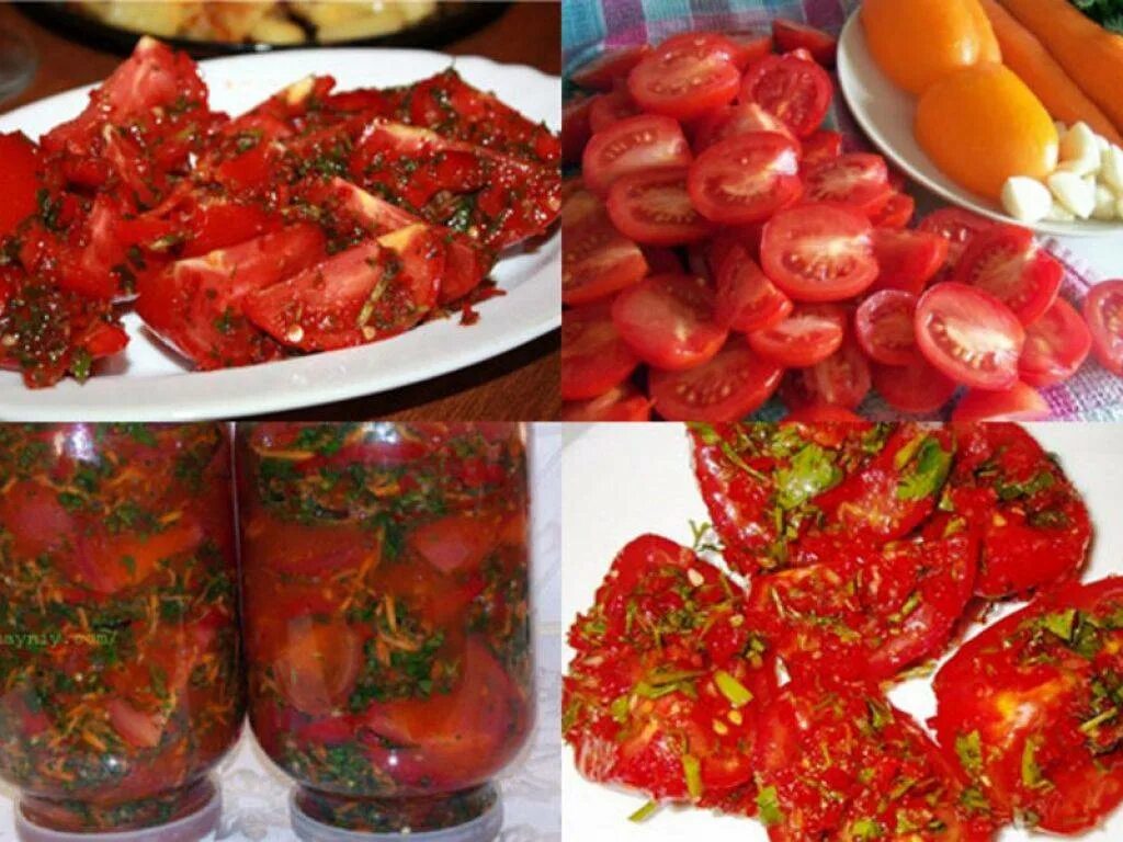 Рецепт самых вкусных томатов на зиму. Помидоры по-корейски - просто объедение!. Вкусные помидоры на зиму. Помидоры по-корейски на зиму. Маринованные помидоры по корейски.