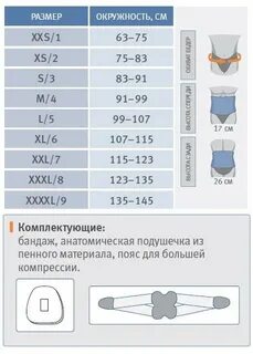 Подобрать размер пояса