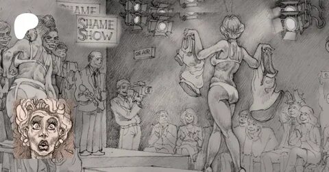 creating ENF-CMNF drawings on the subject of forced nudity and s.