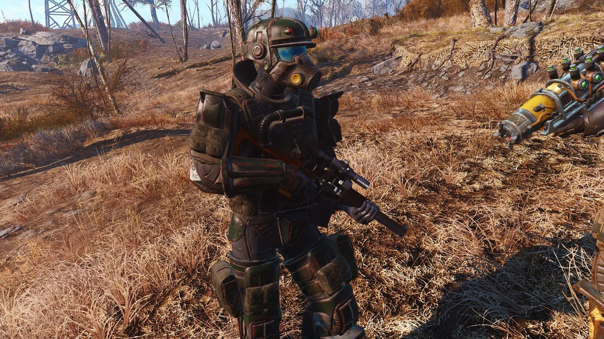 Fallout 4 моды 2024. Fallout 4 Marine Armor. Fallout 4 Marine Armor Mod. Fallout 4 Assault Armor. Fallout 4 броня тигана.
