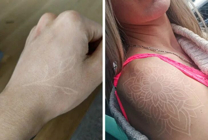 Как выглядит белая татуировка white ink tattoo healed Google Search White tattoo, Tattoo designs, White ink
