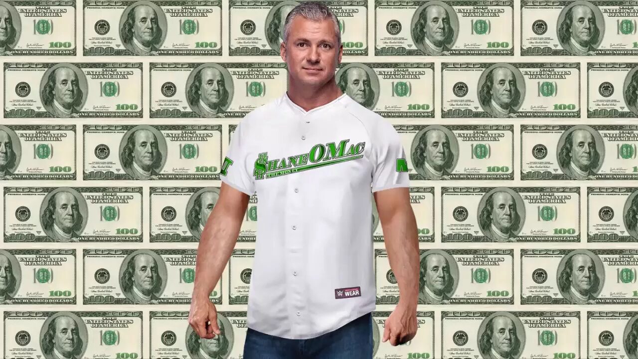 He come the money. MCMAHON money. Шейн мани. WWE MCMAHON money. WWE деньги gif.