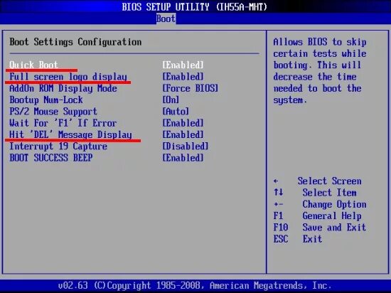 Disable the csm in setup repeat. Disable the csm in setup repeat
