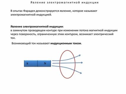 Что называется электромагнитной индукцией одинаковую ли работу