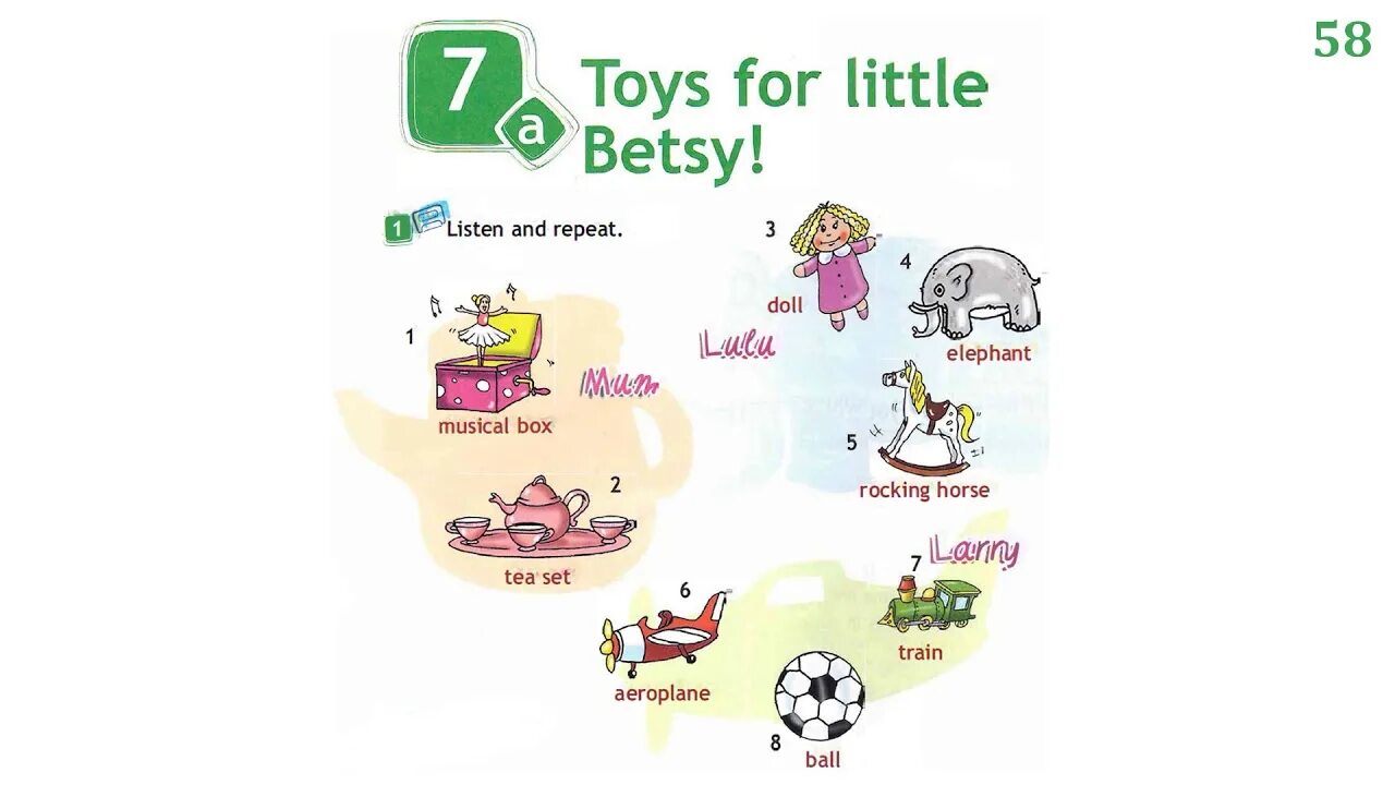 Аудирование английский язык спотлайт. Спотлайт 3 Toys for little Betsy. Toys for little Betsy 3 класс. Спотлайт 3 игрушки для маленькой Бетси. Toys little Betsy Spotlight 3.