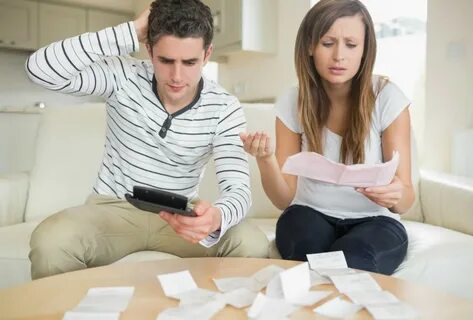 Wife paying debts