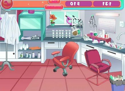 Игра желтый малыш в лаборатории