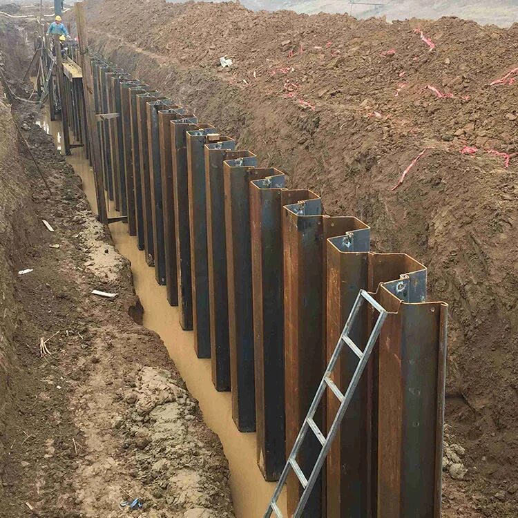 Sheet piles. Sheet piles. Larsen sheet pile. Sheet piles. Sheet pile.