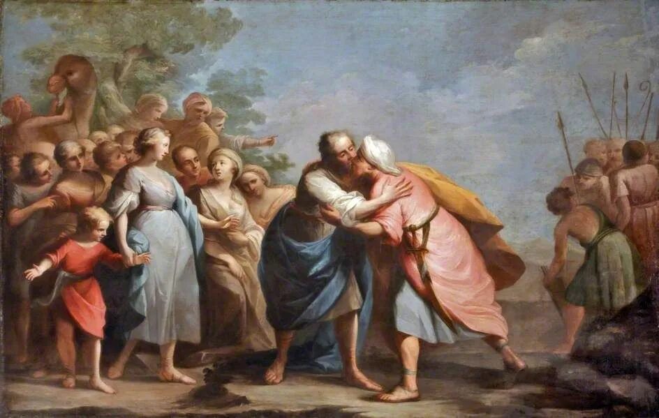 Иаков написал. Иаков, израиль. франческо хайес встреча иакова и исава (1844). бегство иакова. иаков лаван фреска.