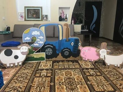 Синий трактор своими руками