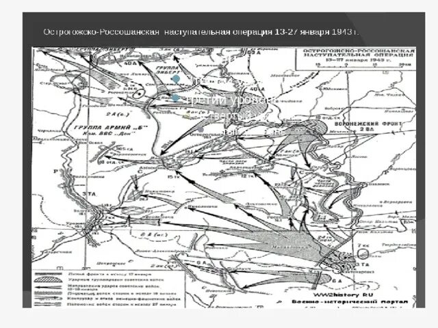 Острогожская наступательная операция. Острогожско Россошанская операция 1943 год карты. Острогожско-Россошанская наступательная операция карта. Операция скачок 1943. Острогожско Россошанская операция 1943 год подробная карта.