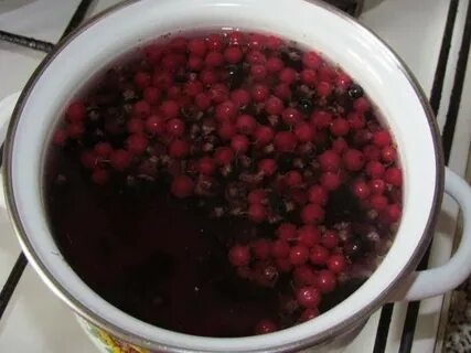Кисель из ягод смородины