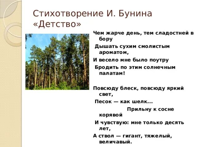 Урок 4 класс бунин детство. Стих Ивана Алексеевича Бунина детство. Бунин детство стихотворение. Стих Бунина детство.