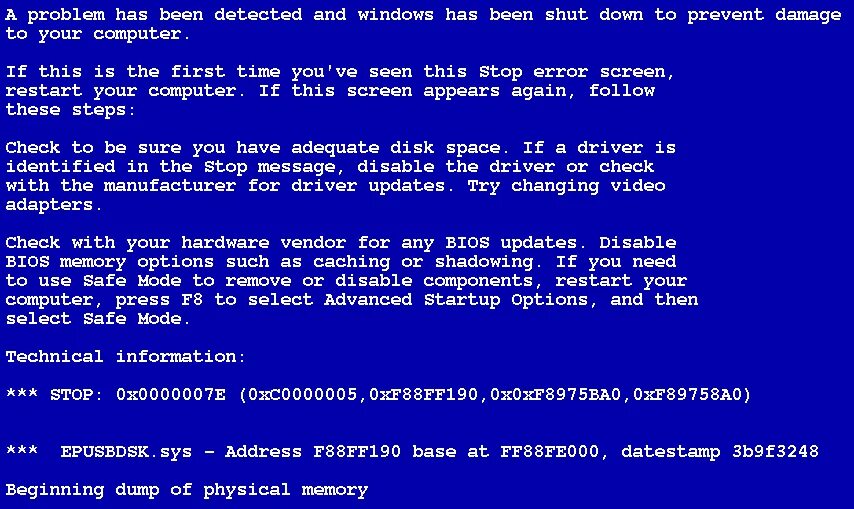 Error stop