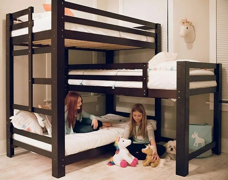 Трехъярусная кровать для детей. Двухъярусная кровать gunmetal full/full bunk bed. Двухъярусная кровать mocha. Двухъярусная кровать twin/full bunkbed (metal). Двухъярусная кровать twin/full bunkbed (futon not included).