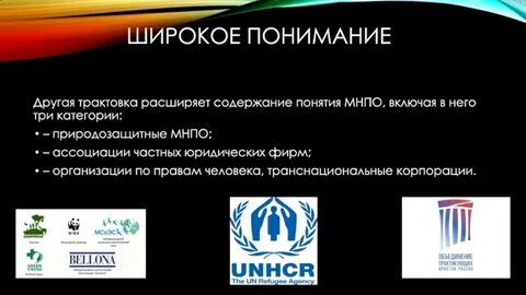 Международные неправительственные организации и корпорации