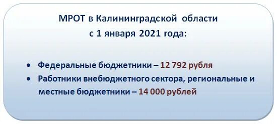 Мрот с 1 января саратовской области. МРОТ В Калининградской области. МРОТ Калининград. МРОТ Калининград 2022.