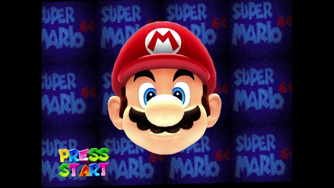 Start 64. Mario 64 Remake. Super Mario 64 start Screen. Марио стартовый экран. Mario 64 screenshots.