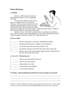 English task for students